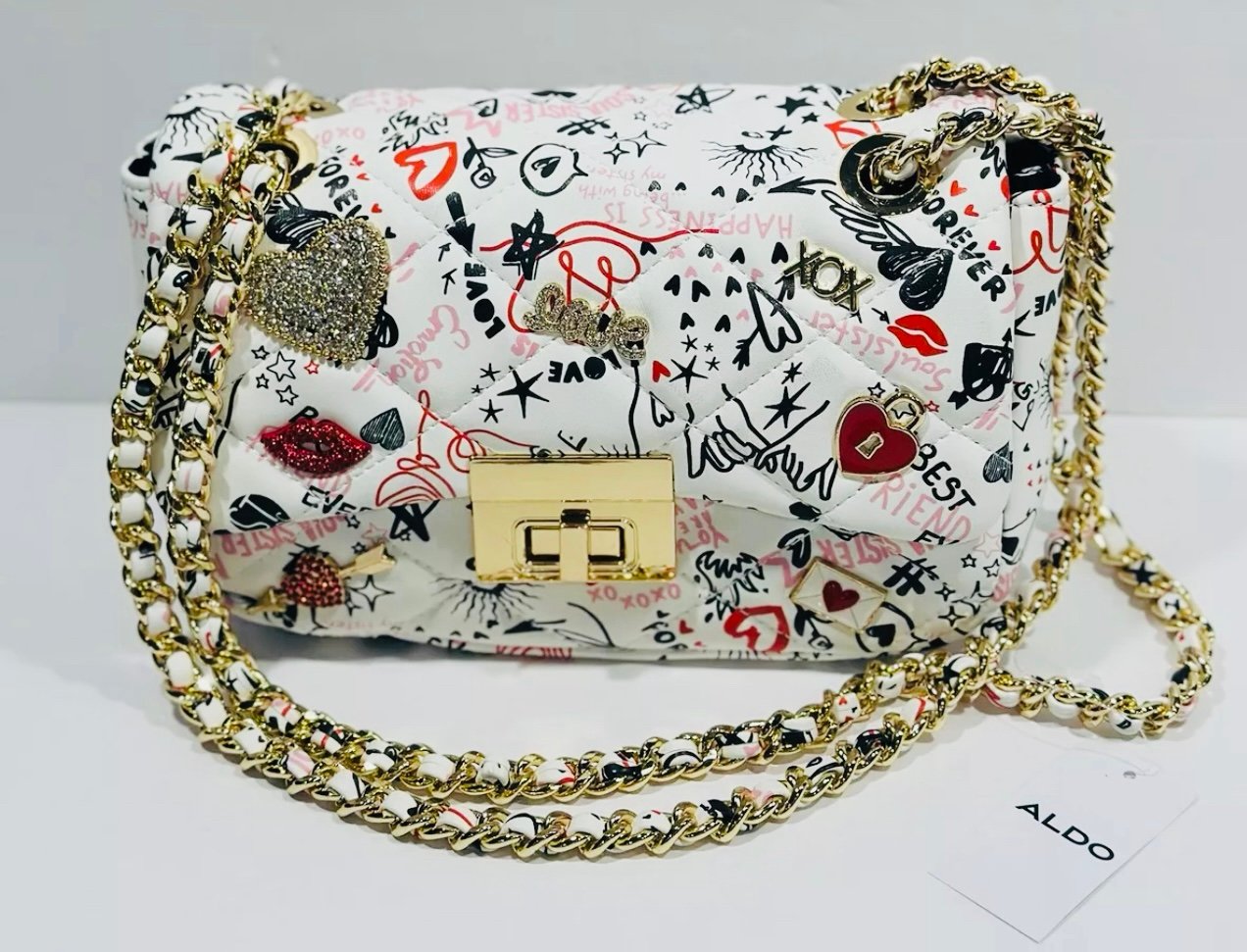 ALDO LOVESONG Embellished Crossbody Bag