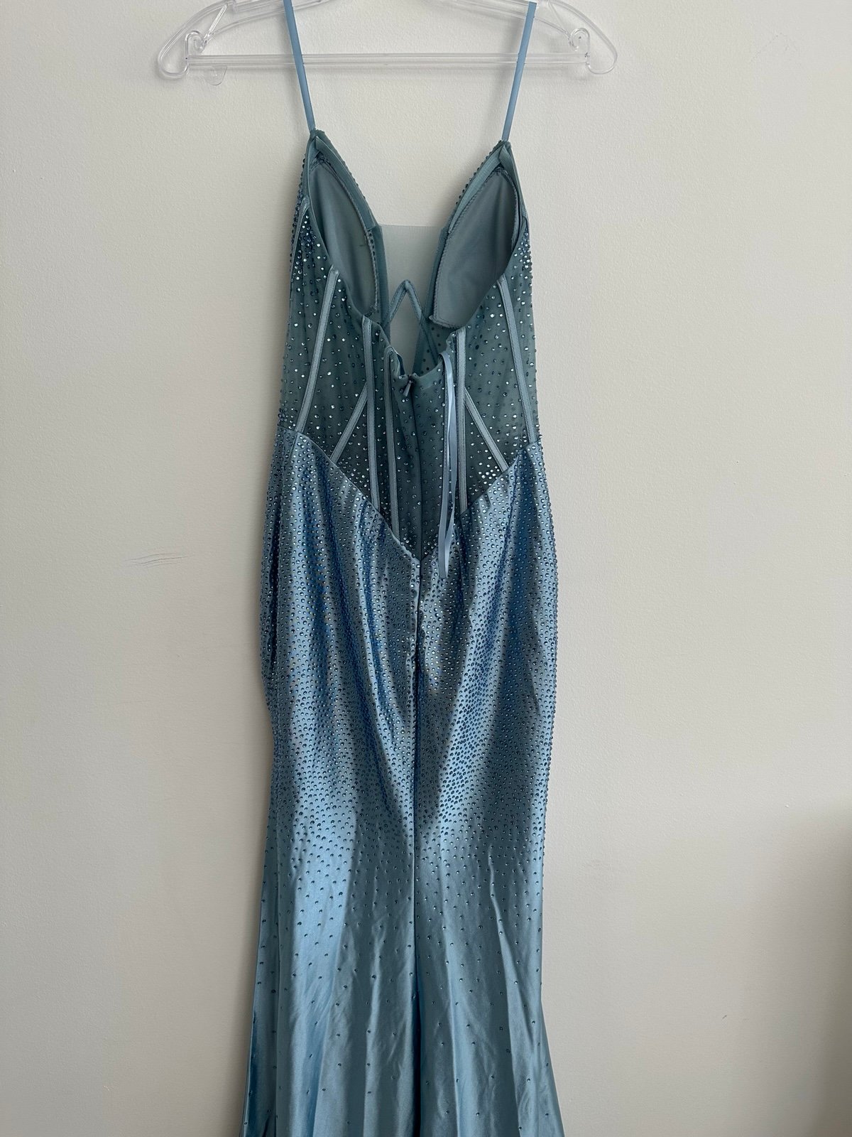 Strapless gown