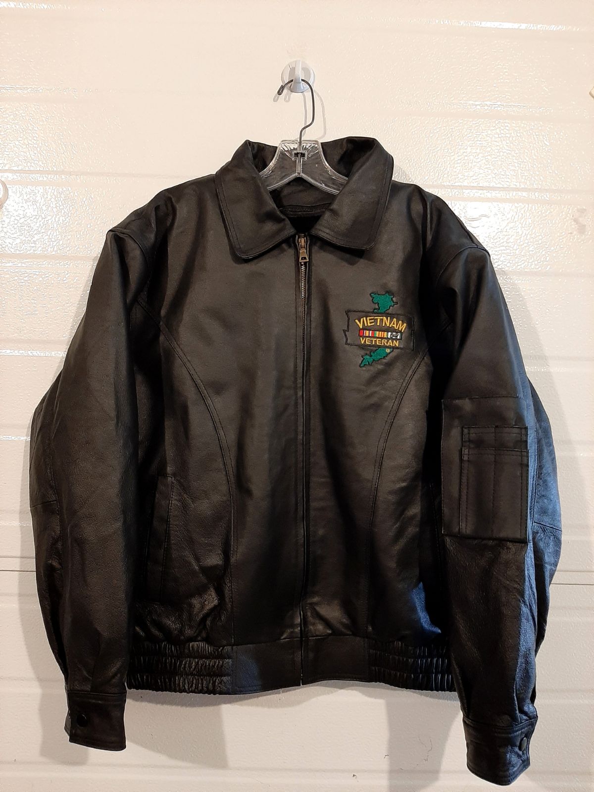 Vietnam Veteran Genuine Leather Jacket