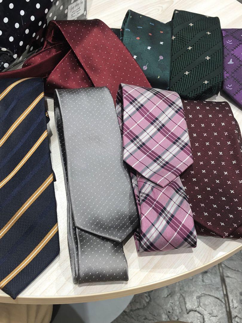 Tie Set of 7, Various Colors and Patterns