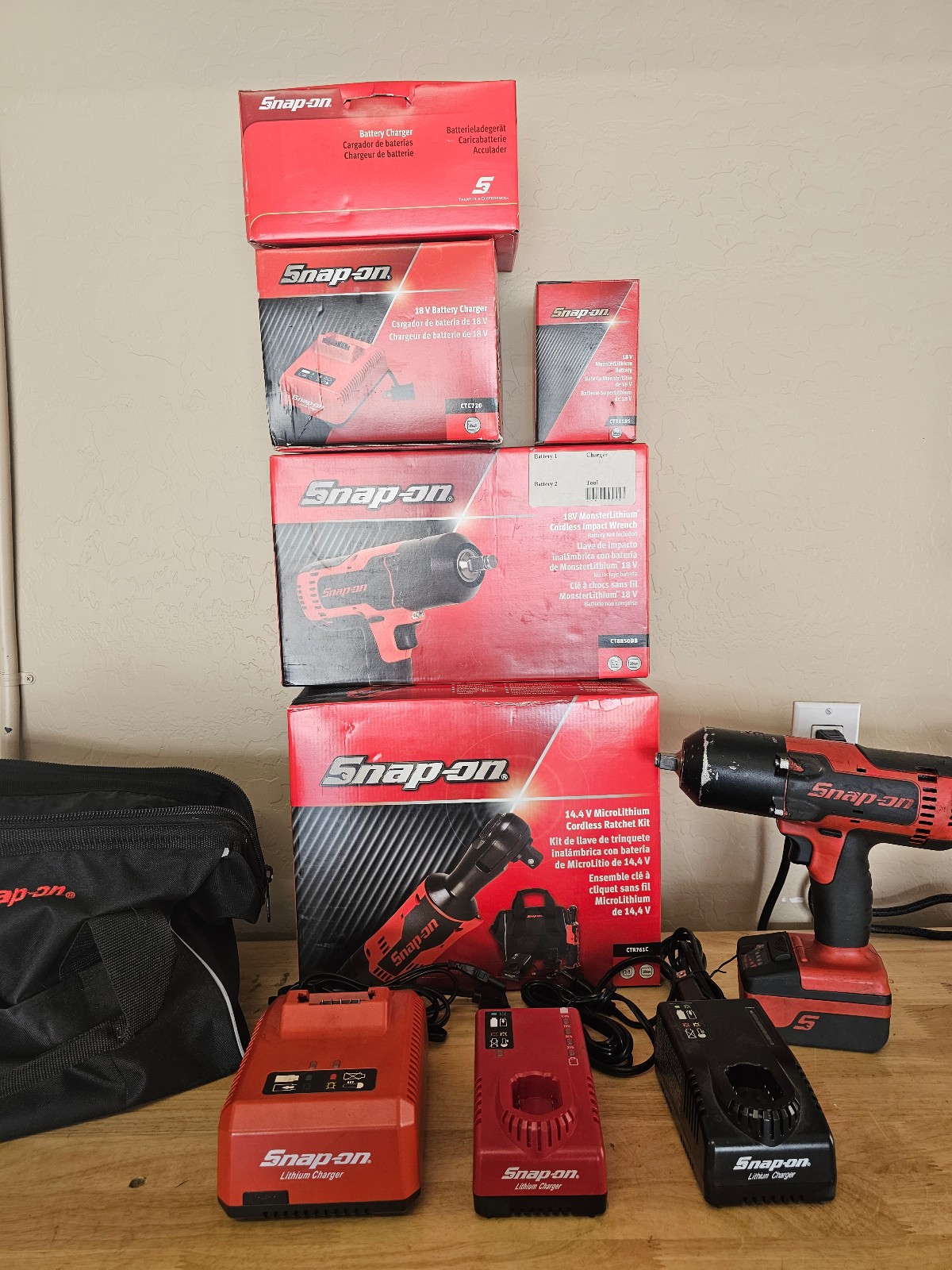 Snap on set