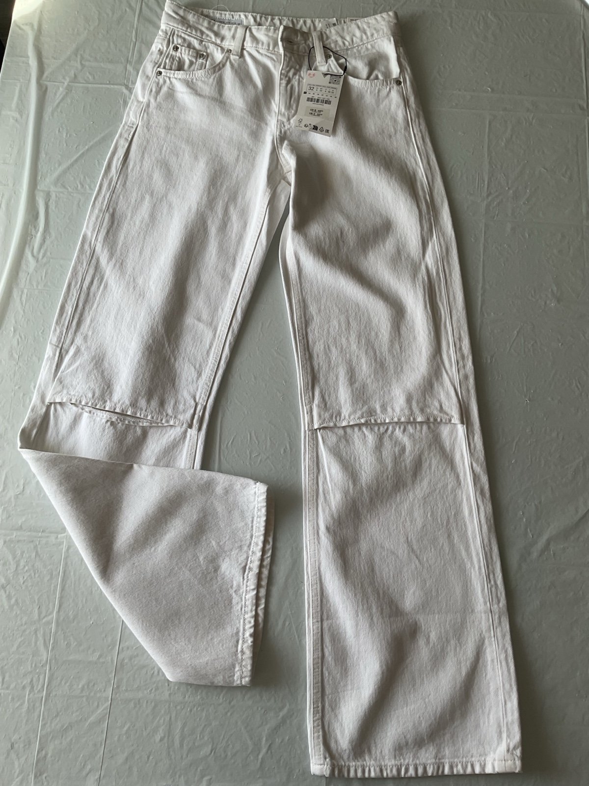 Zara Relaxed Wide Leg Women’s Jeans, Size 0