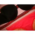 NWT Victoria's Secret 34DD BIKINI M Black neon Pink orange stitched babded