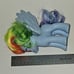 MLP My Little Pony Rainbow Dash Fashion Style Power Dress Up Roller Skates READ