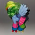 MLP My Little Pony Rainbow Dash Fashion Style Power Dress Up Roller Skates READ