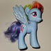 MLP My Little Pony Rainbow Dash Fashion Style Power Dress Up Roller Skates READ