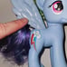 MLP My Little Pony Rainbow Dash Fashion Style Power Dress Up Roller Skates READ