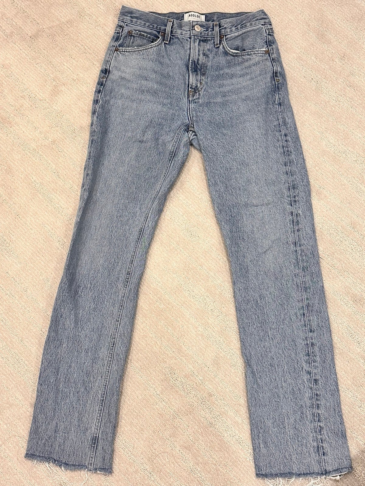 High Waisted Light Wash Jeans
