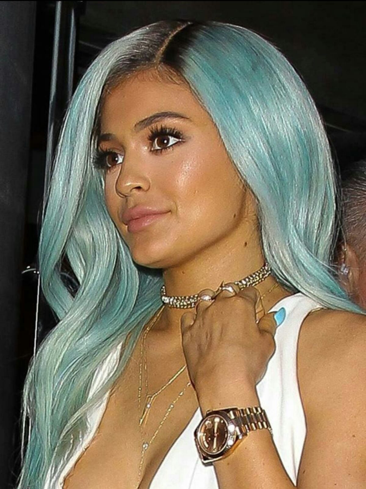 Realitystar lace front mint green wig 24