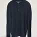 Brooks Brothers Black Long Sleeve Knit Polo Shirt Size L Black