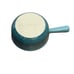 Le Creuset Turquoise Blue Ceramic Enameled Handled French Onion Soup Bowl