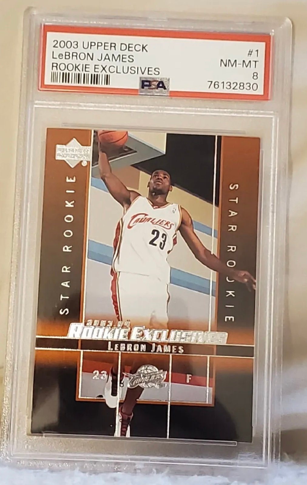 lebron james rookie card