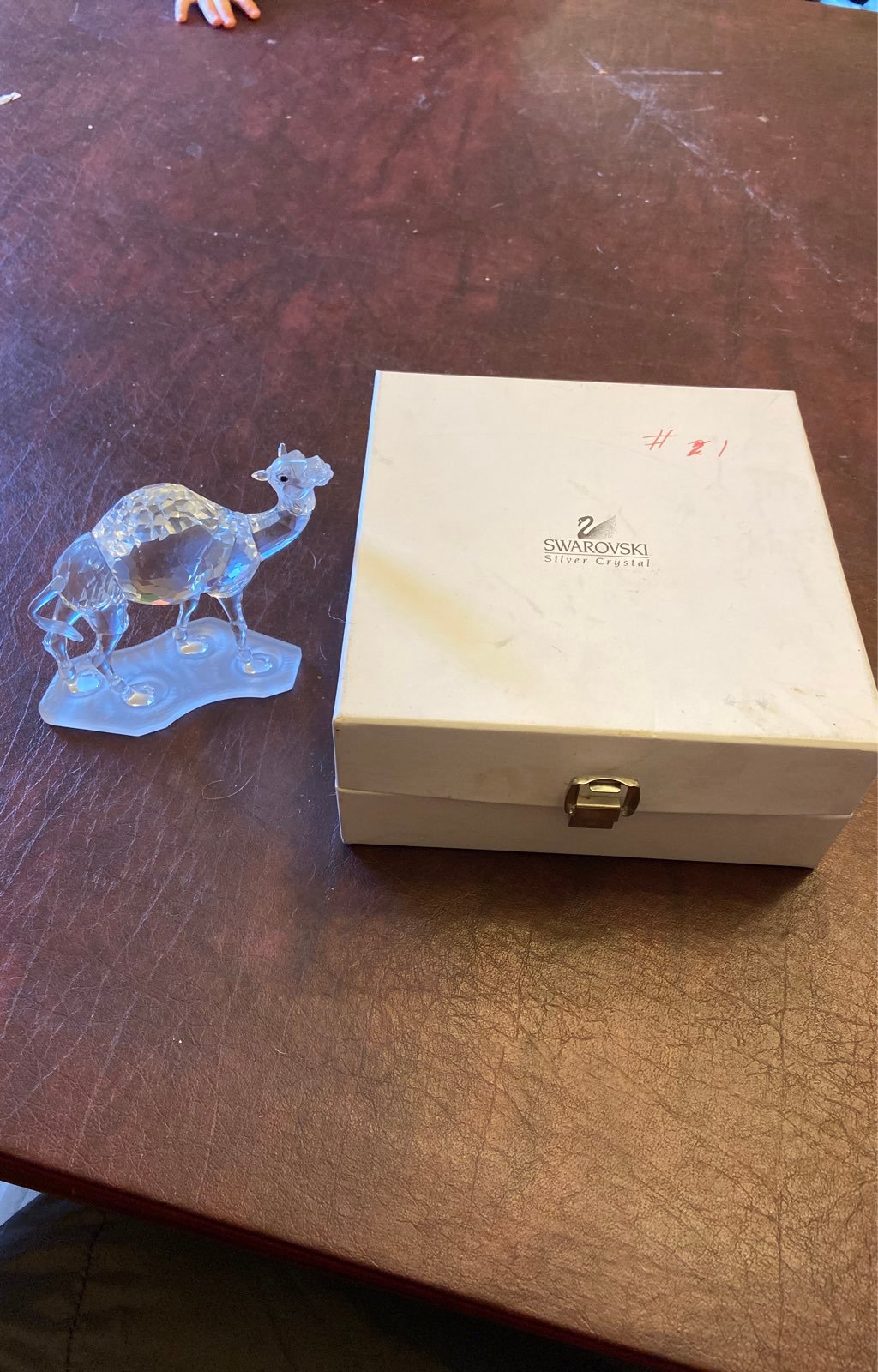 Swarovski Silver Crystal Camel