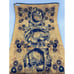 Vintage Bath Towel Set Fieldcrest Black Gold Floral Flowers Rare Wash Cloth Body