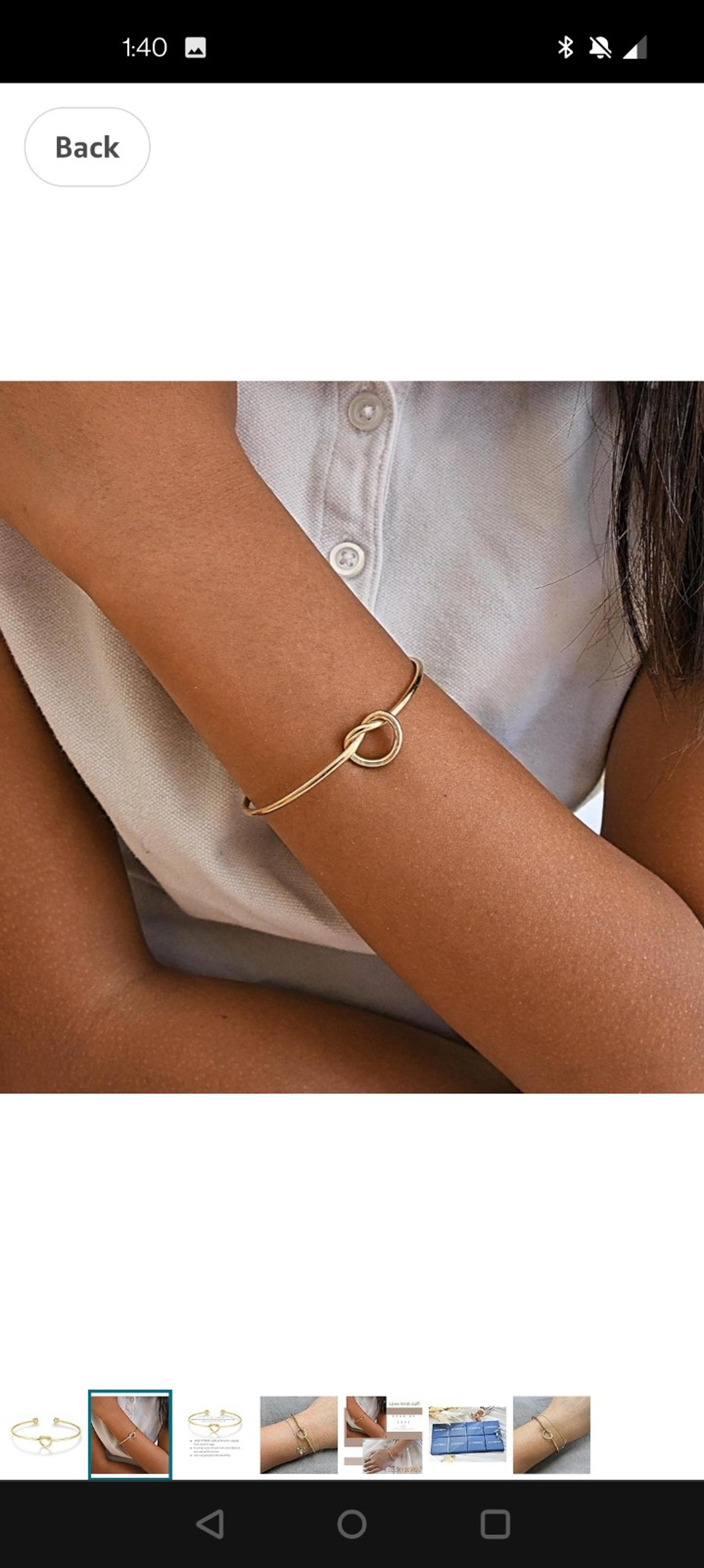 Gold Infinity Knot Bracelet