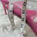 New Women’s BCBGeneration Tenia With Translucent Straps And Rhinestones Size 9.5
