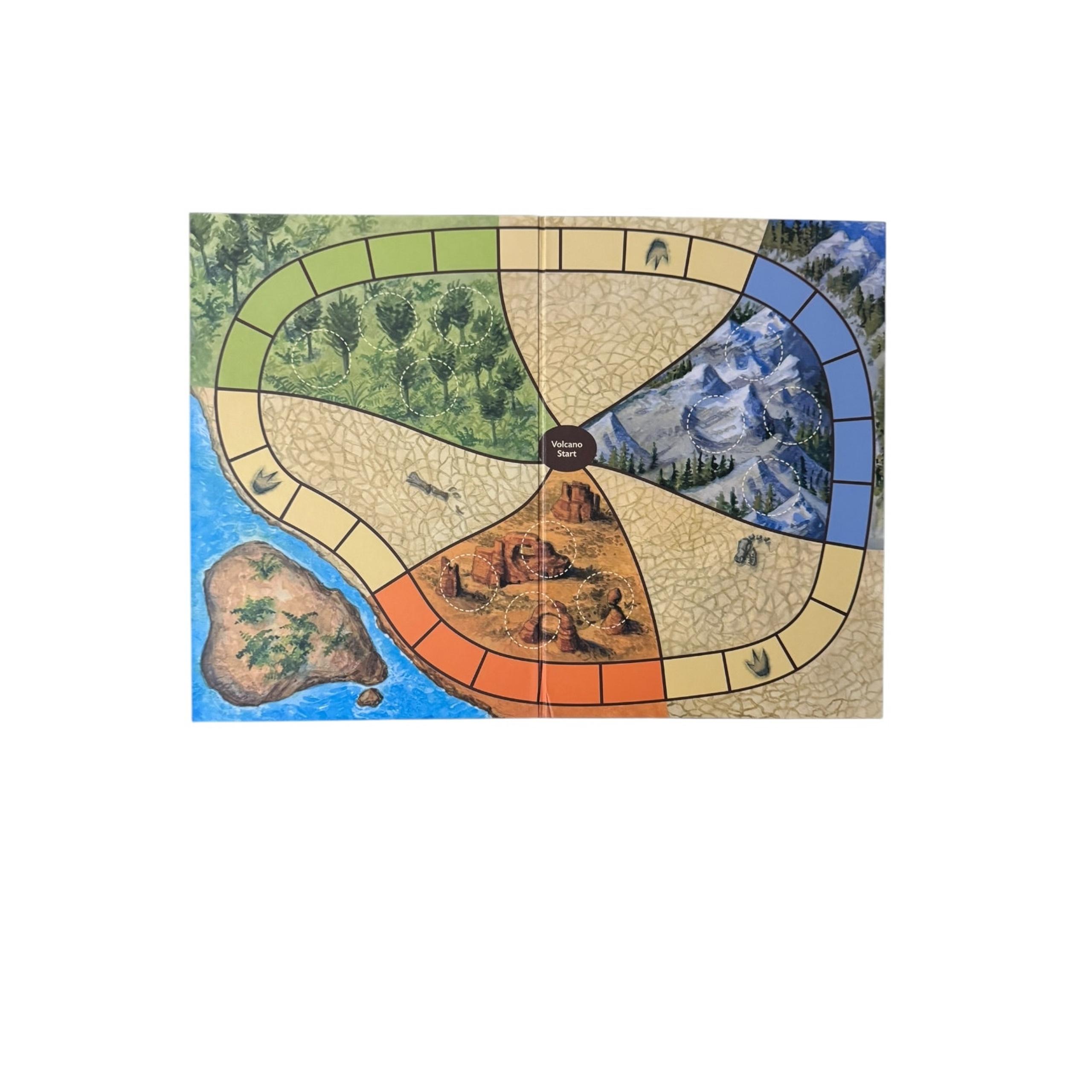 Peaceable Kingdom Dinosaur Escape Replacement Game Board