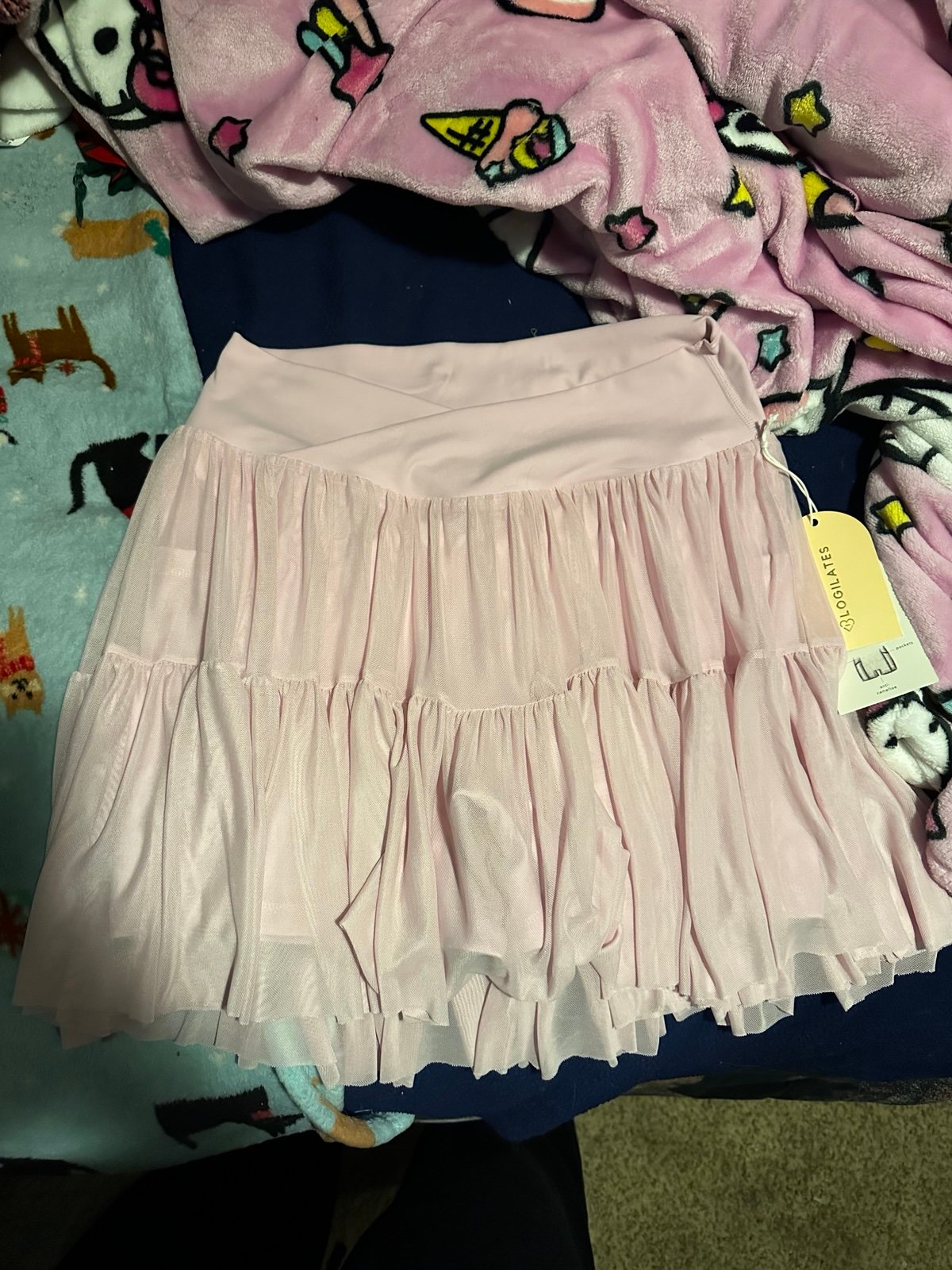 Blogilates pink ballerina skort Large