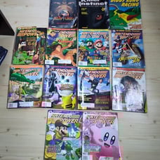 Nintendo Power Magazine Lot of 10 plus a few strategy guides