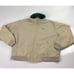 Vintage Eddie Bauer Windfoil Fleece Lined Zip Jacket Mens Large Beige USA Made S