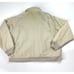 Vintage Eddie Bauer Windfoil Fleece Lined Zip Jacket Mens Large Beige USA Made S