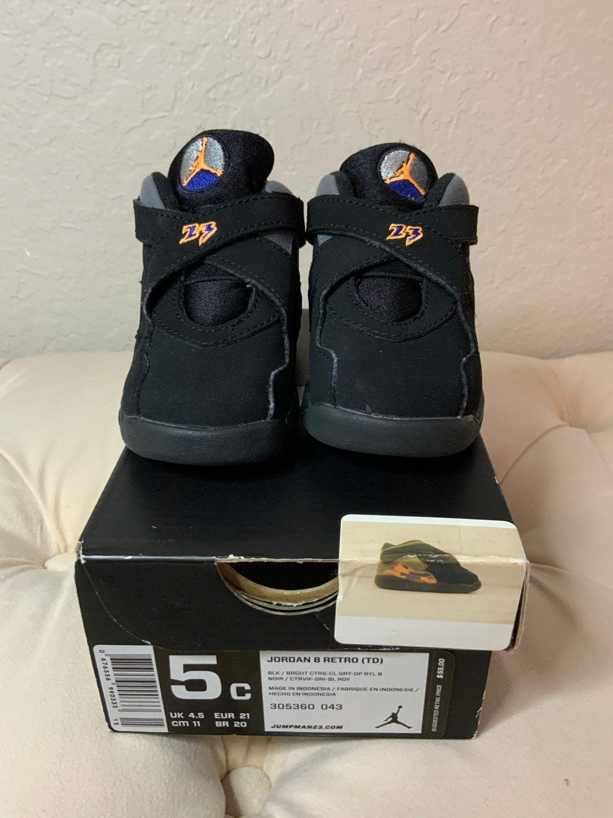 Jordan 8 retro (TD) toddler