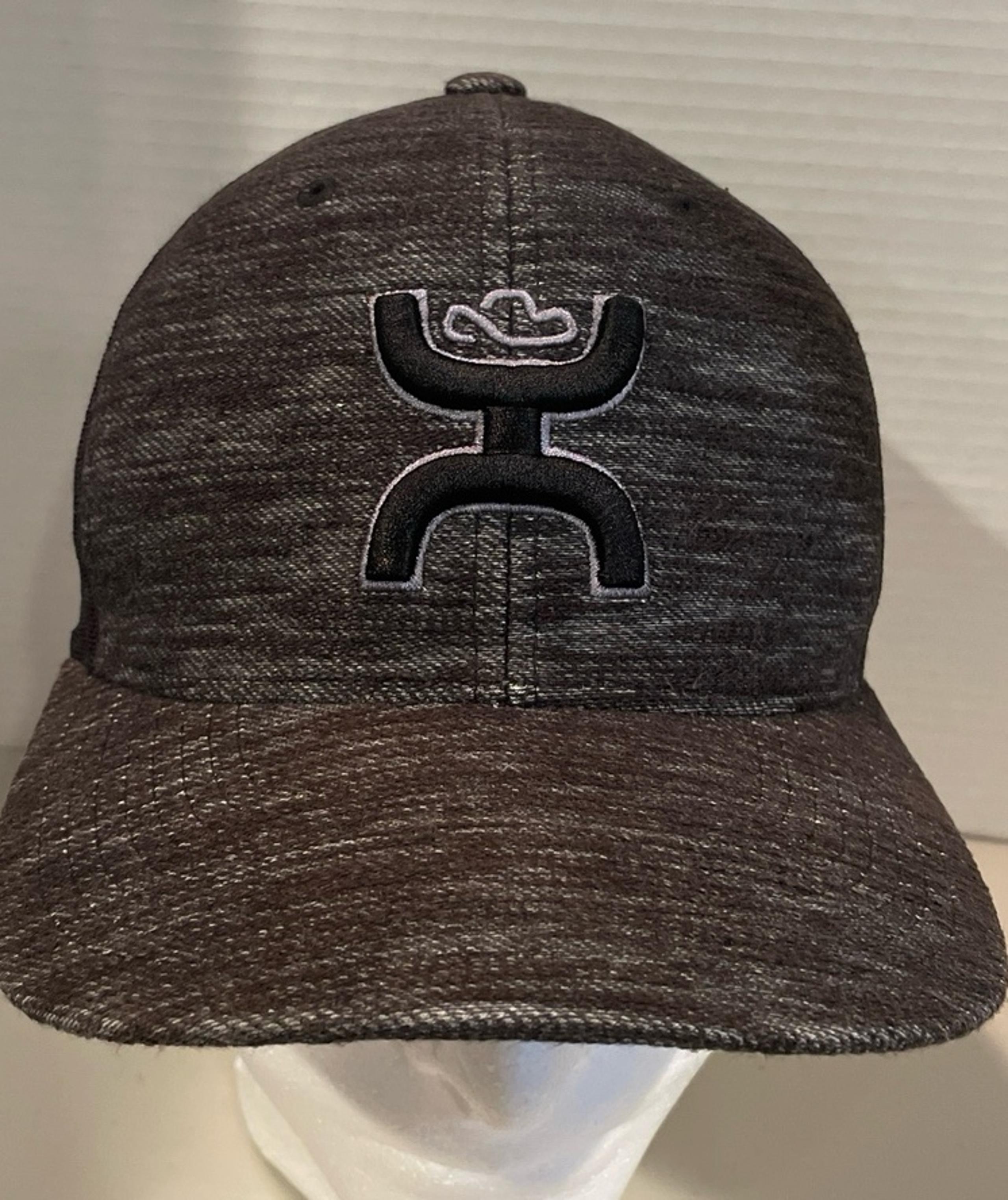 Hooey “Ash” Black Baseball FlexFit Hat Cap S/M