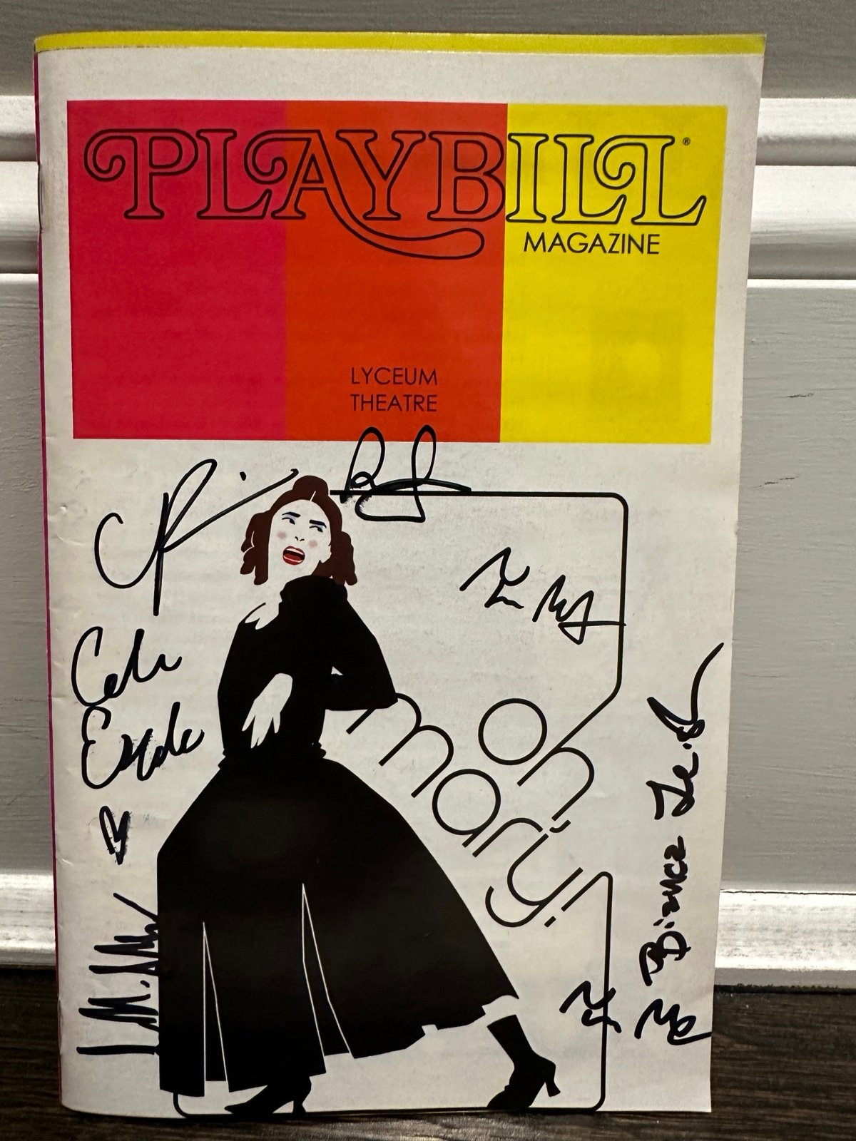 Oh Mary Signed Legacy Broadway Playbill