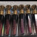 10 matte lipsticks in different colors each valued at 17.99