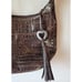 Brighton leather bag purse designer brown heart tassel