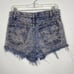 Vintage Levi's Acid Wash Distressed Denim Shorts
