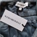 R WeWoreWhat Women's Storm Blue Wide Rib Stretch Tie Halter Bra Top NWT Size S