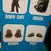 Adult Big Bad Wolf Suit Halloween Adult NWOT NEW LAST ONE