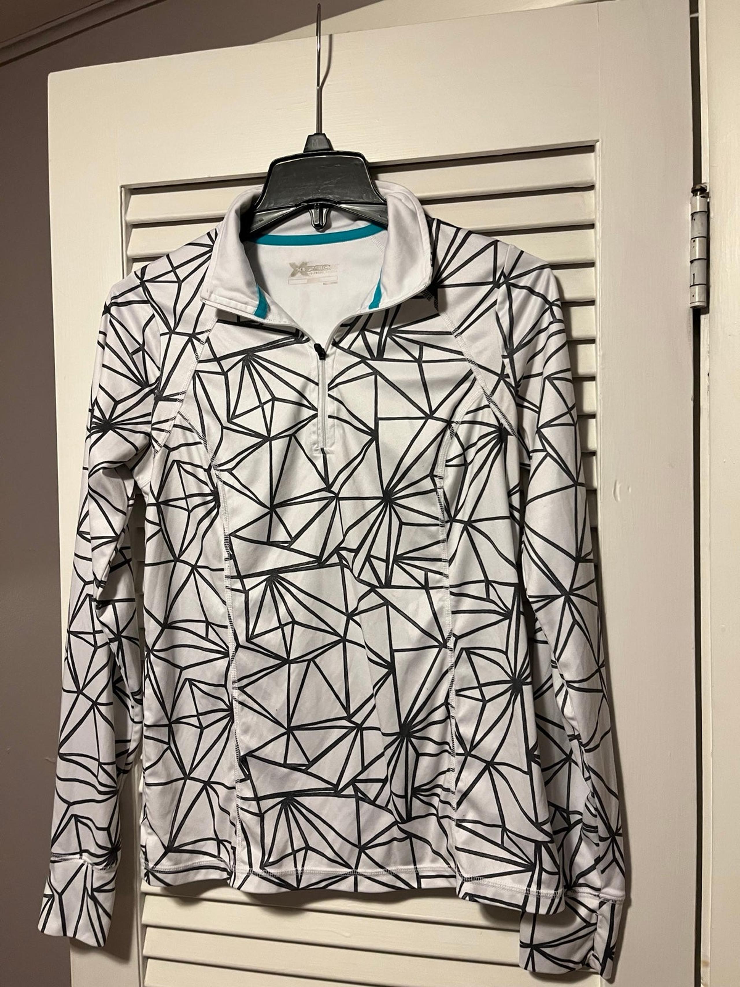Xersion Womens Mock Neck Long Sleeve Quarter-Zip Pullover