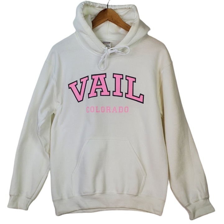 Y2K Vale Colorado White Hoodie
