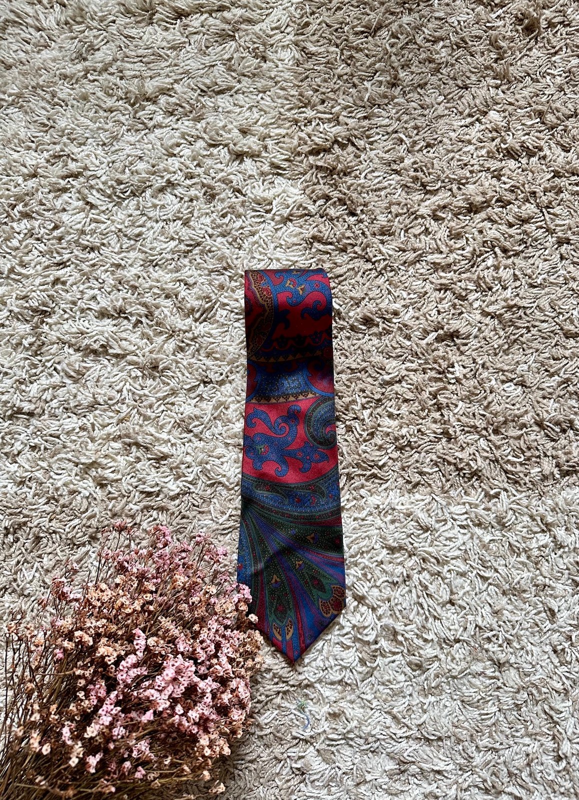 Ralph Lauren Purple Label Handmade Tie Silk Fashion Week Made in Italy Floral