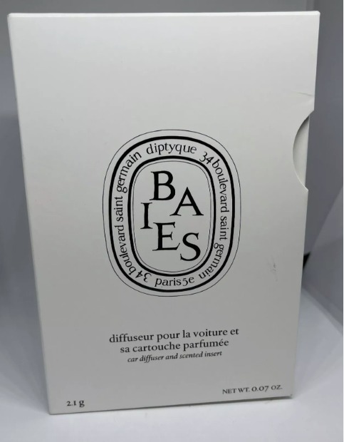 Diptyque Baies Car Diffuser And Scented Insert 0.07oz Not Sealed