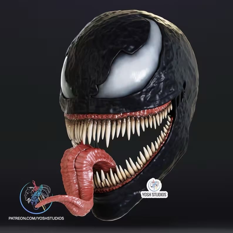 Venom helmet 3D print