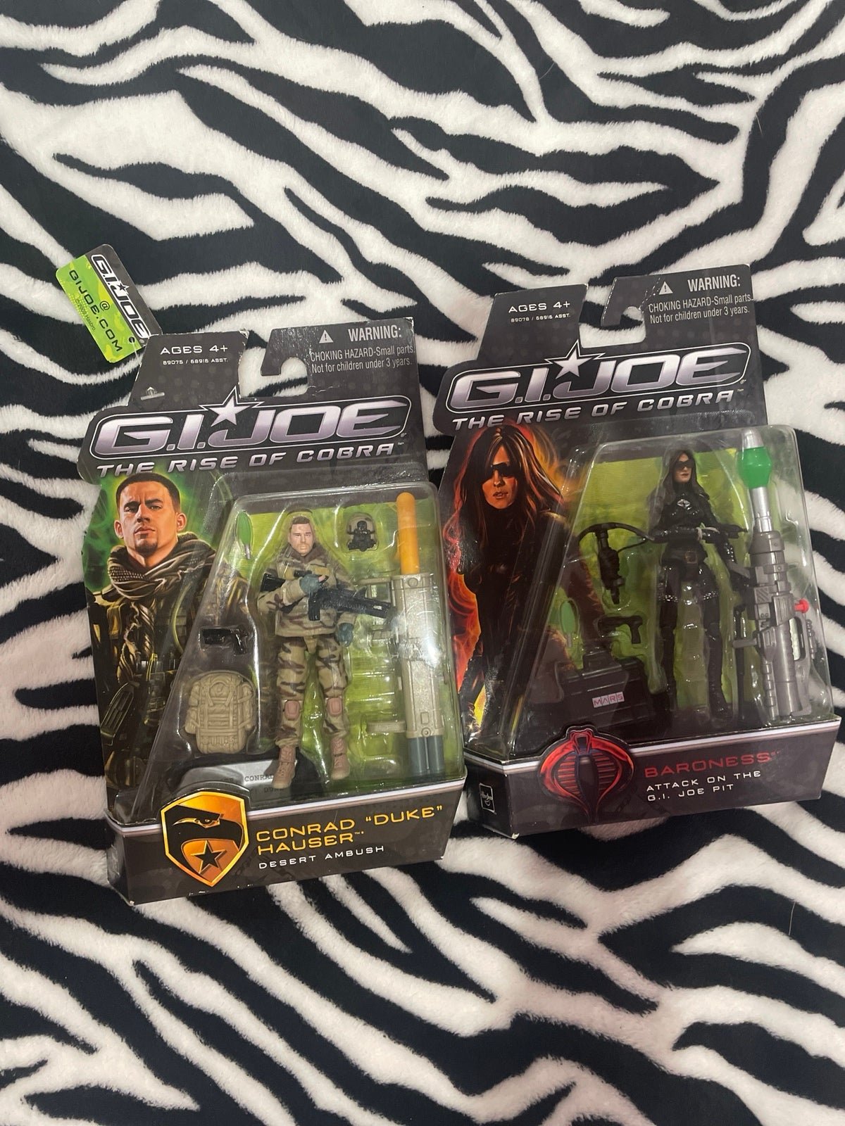 G.I. Joe: The Rise of Cobra Conrad “Duke” Hauser and Baroness two piece lot NIB