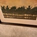 Vintage 80s tropic beach palm trees art print hand signed numbered matted EUC