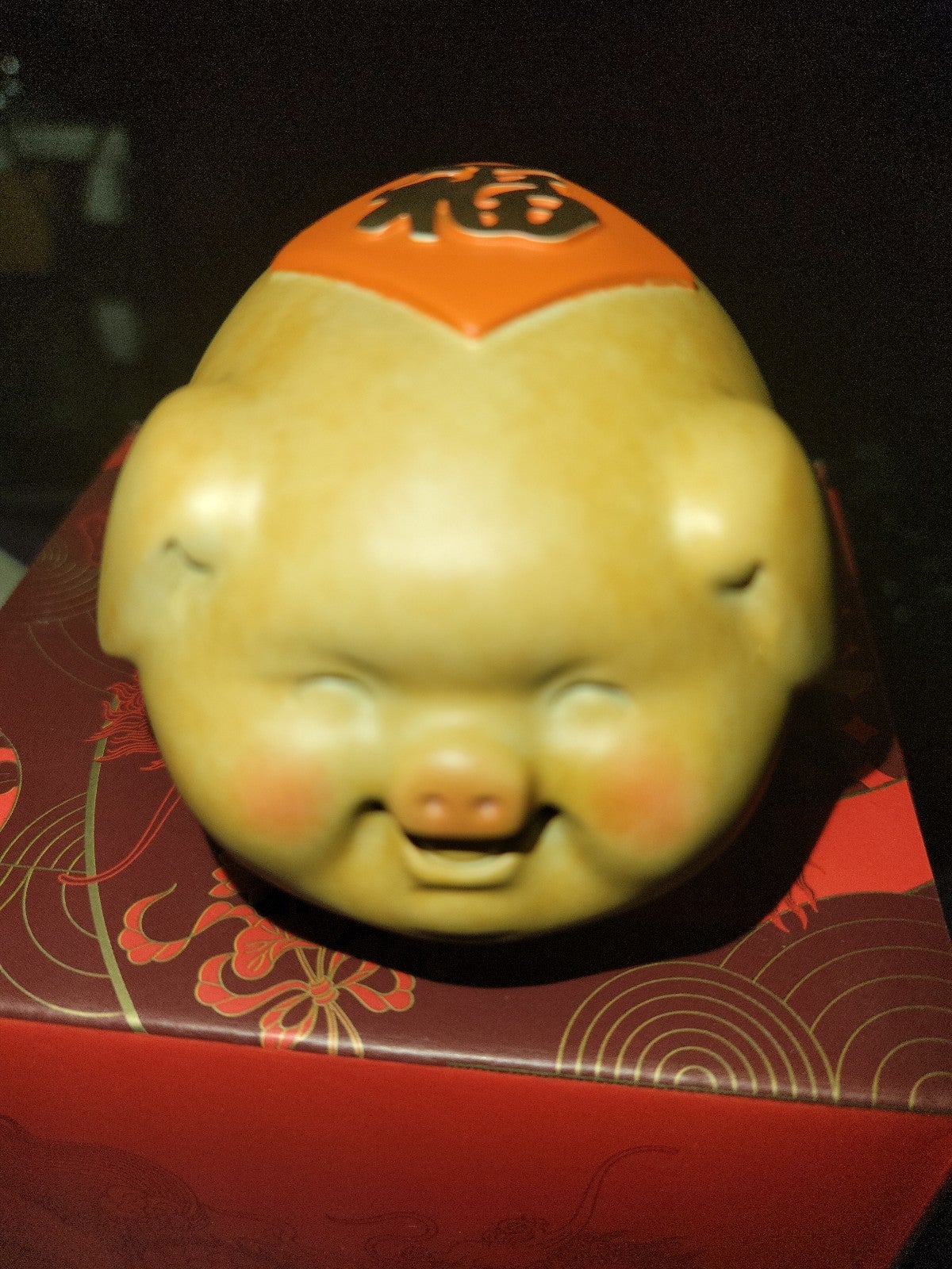 2018 Tongshifu Copper Lucky Pig Figurine NEW