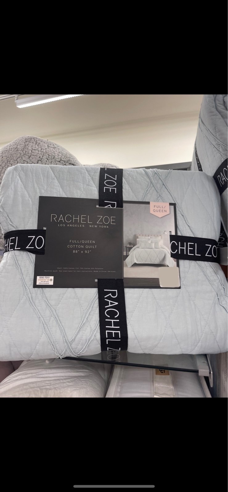 Rachel Zoe Full/Queen Cotton Quilt