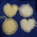VINTAGE ONE DOZEN ASSORTED 4 SCENTED CROCHET SATCHELS WEDDING FAVORS B&B DECOR