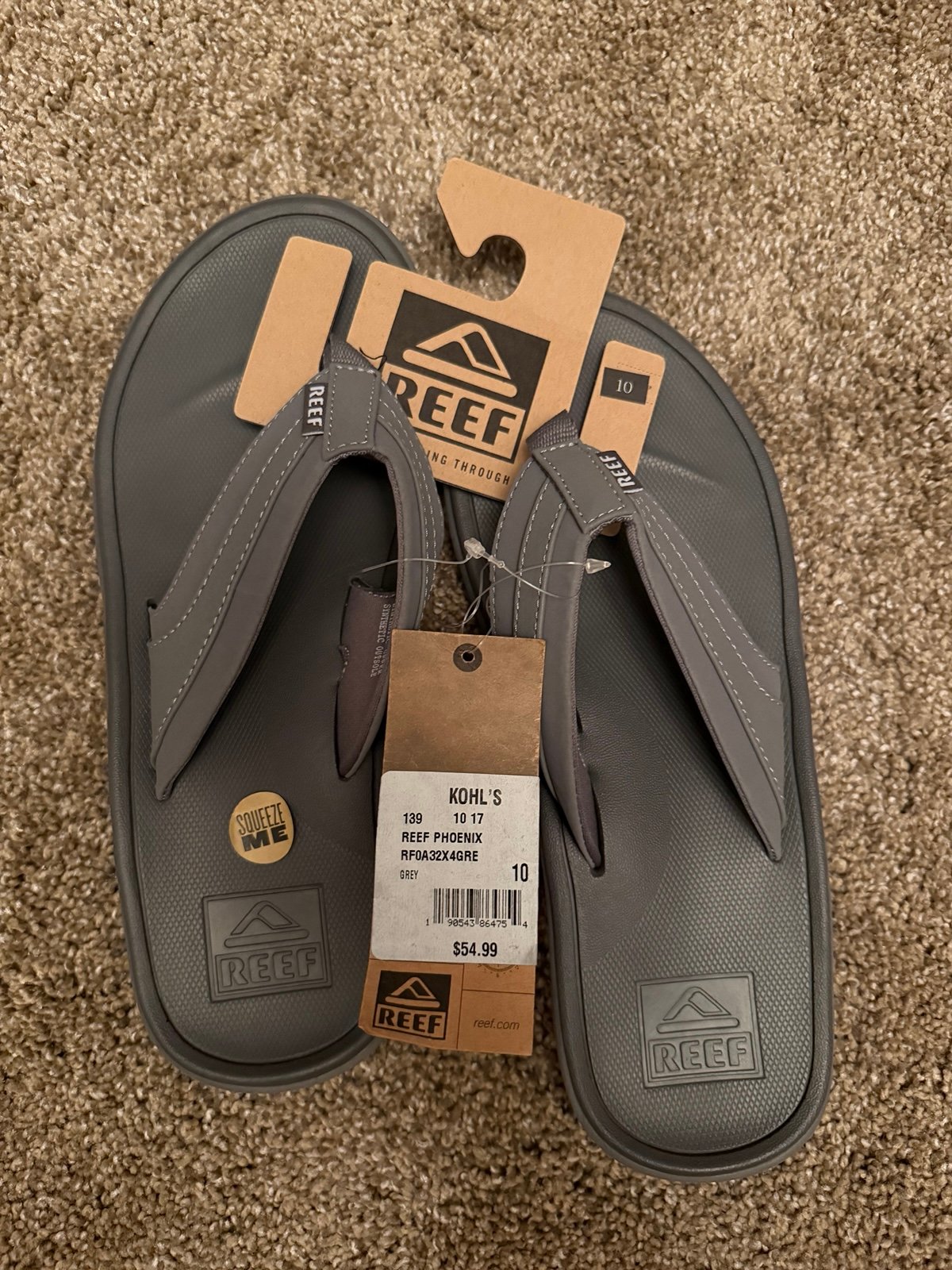 Men’s Reef Sandals Brand New