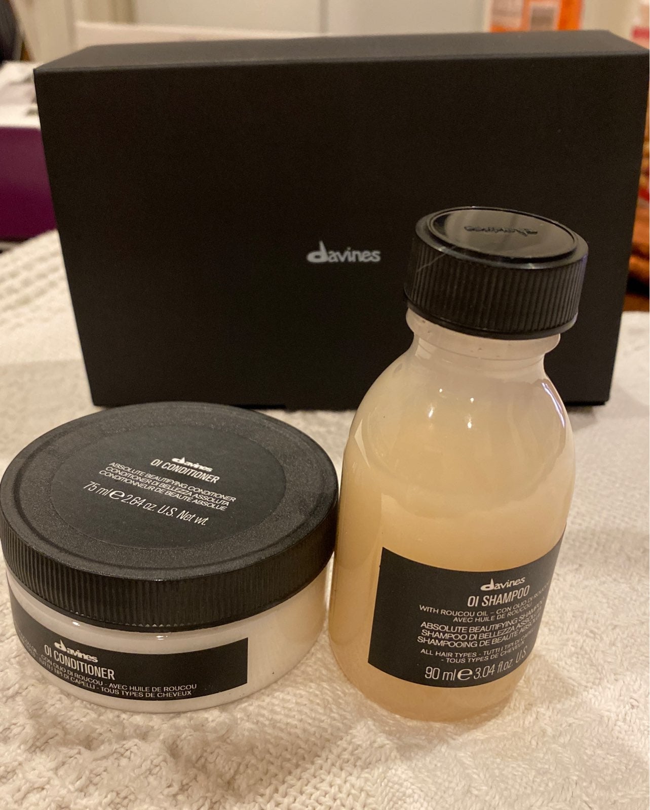 DAVINES OI TRAVEL SHAMPOO CONDITIONER