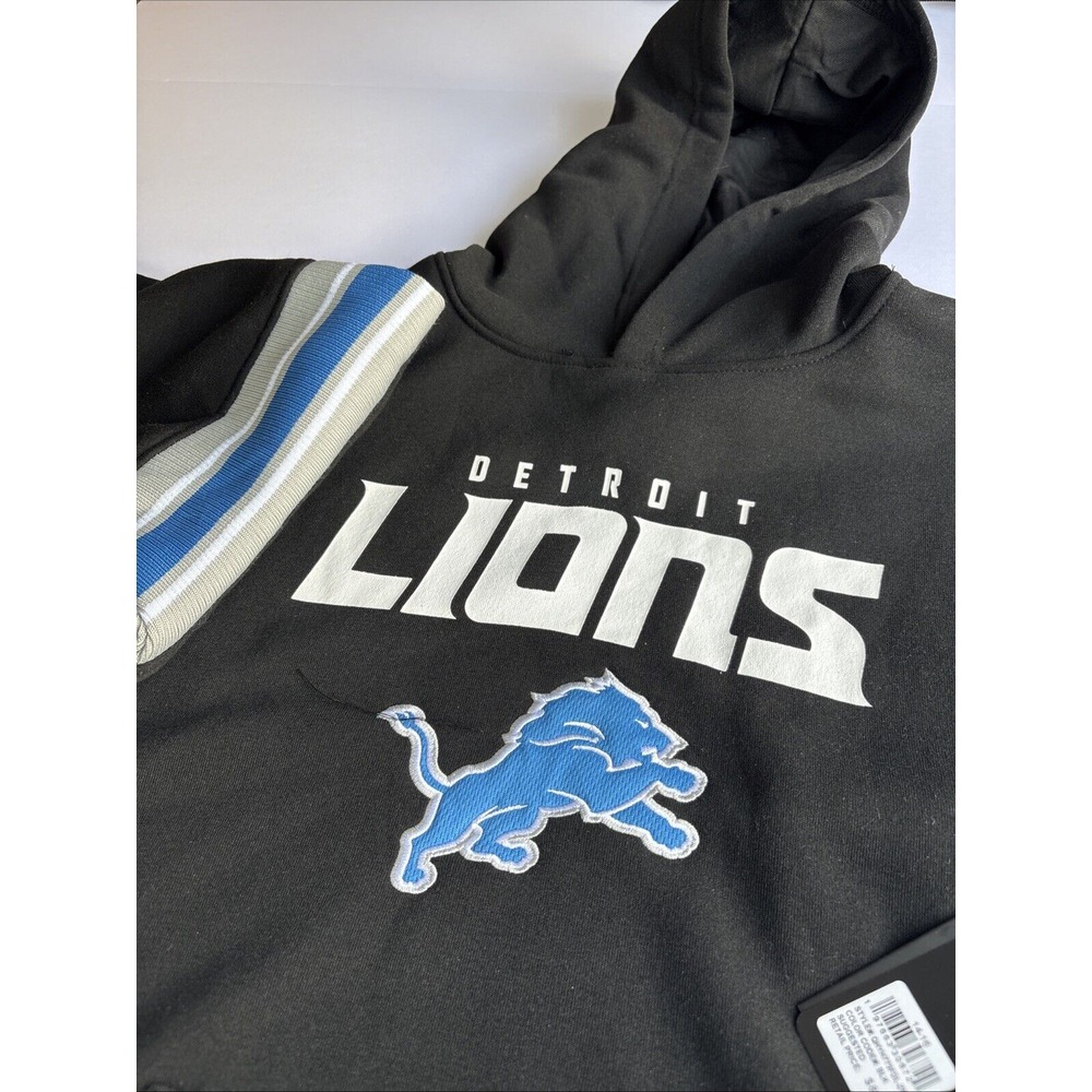Detroit Lions NFL Team Apparel Hoodie Boys Size MEDIUM( 10-12)New With Tags!