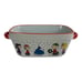 Peanuts & Snoopy Christmas 9 x 5 Ceramic Baking Loaf Bread Pan Dish NEW