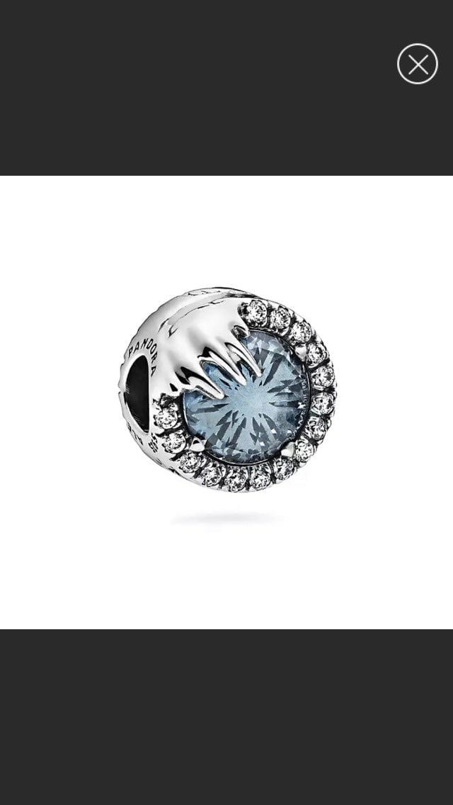New Pandora Disney Frozen 2 Winter Crystal Charm