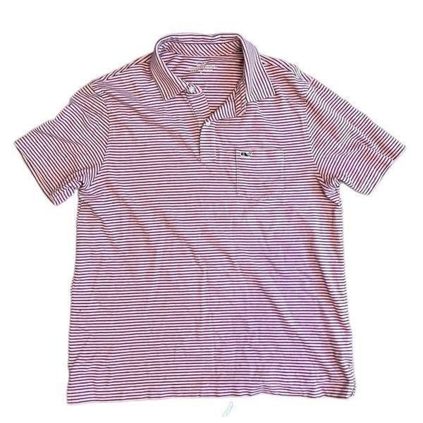 Ladies striped vineyard vines polo size small