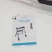 Able Life Space Saver Rollator Lightweight Fold Mobility Walker For Senior